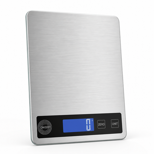 Digital Kitchen Scale Waterproof Stainless Steel USB Rechargeable