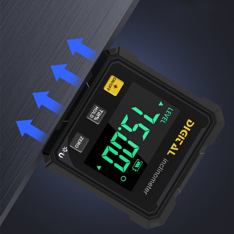 Digital Level 360° Measurement Magnetic Base & Backlit LCD