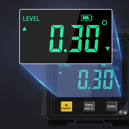 Digital Level 360° Measurement Magnetic Base & Backlit LCD