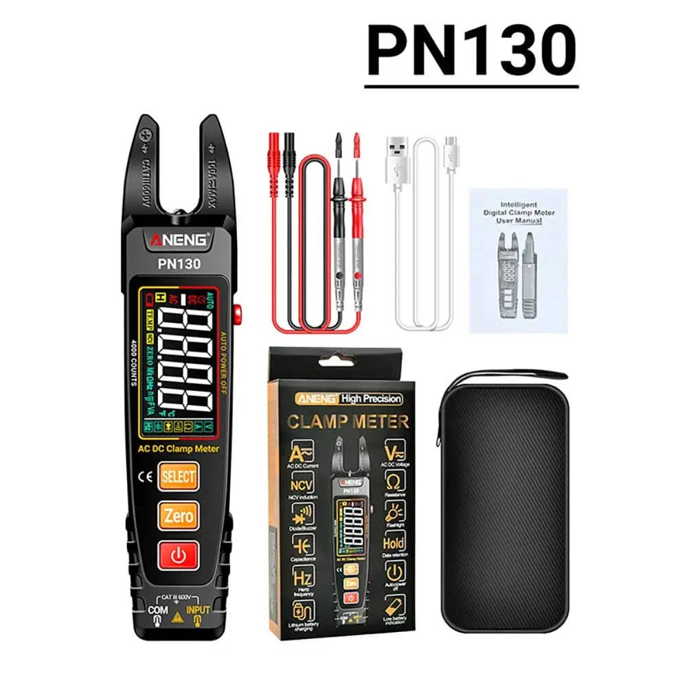 Digital Multimeter Contactless Voltage Auto Range USB Rechargeable