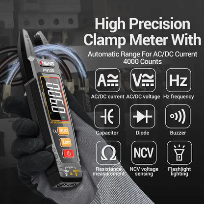 Digital Multimeter Contactless Voltage Auto Range USB Rechargeable