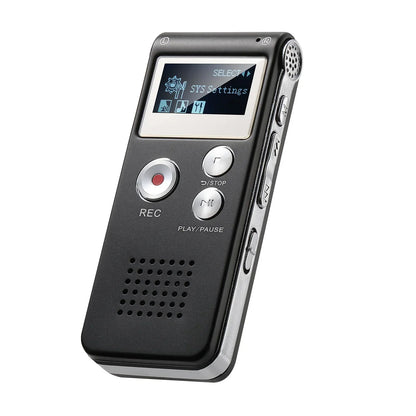 Digital Voice Recorder Voice-Activated WAV Built-In Storage