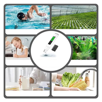 Digital Water Tester 4-in-1 Titanium Probe