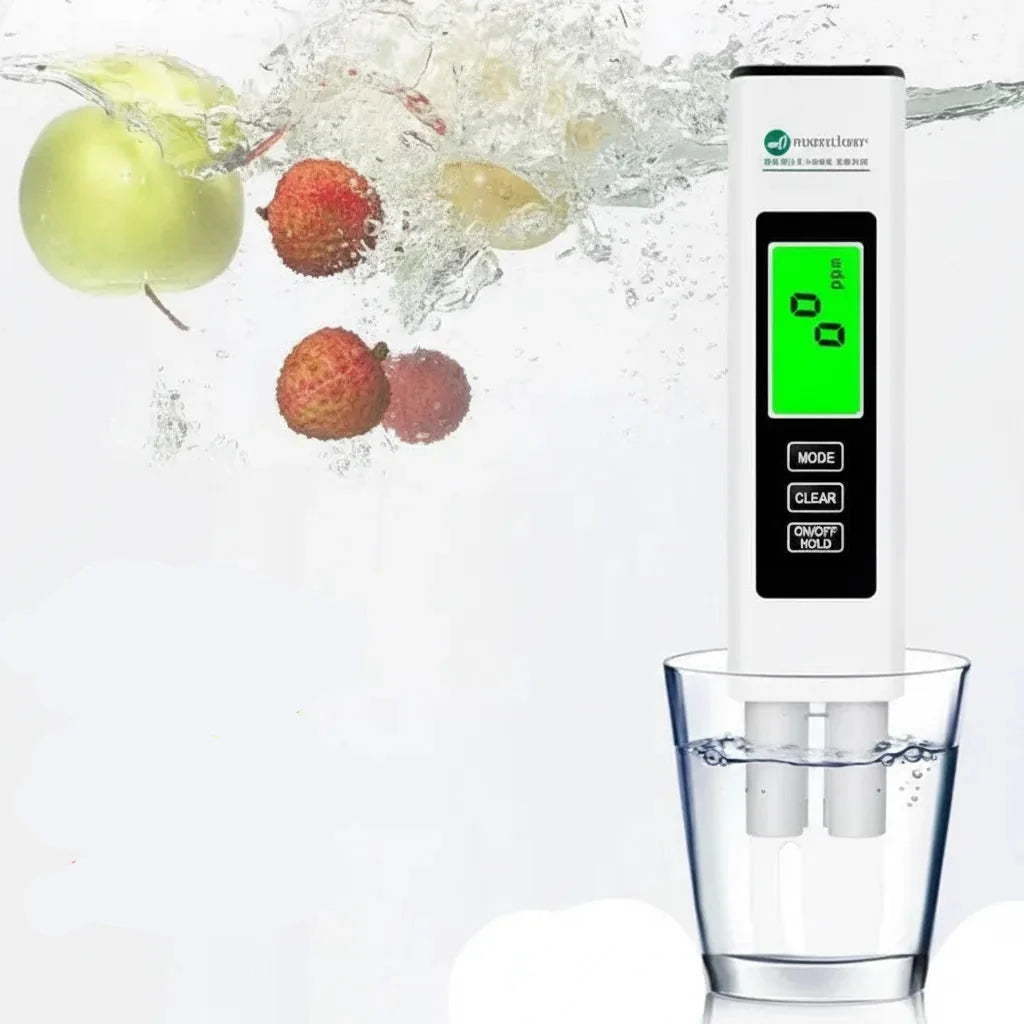 Digital Water Tester 4-in-1 Titanium Probe