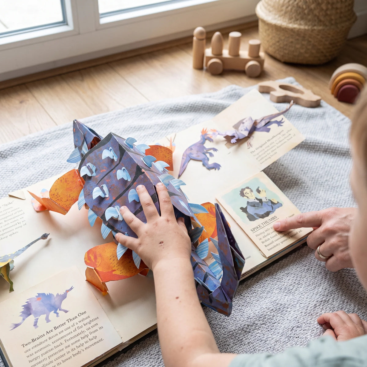 Dinosaur Pop-Up Book Interactive 3D Scenes 50+ Species Facts