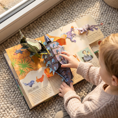 Dinosaur Pop-Up Book Interactive 3D Scenes 50+ Species Facts