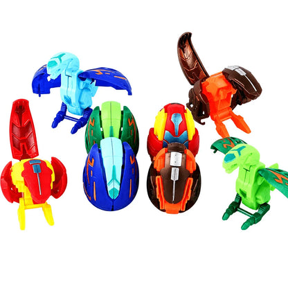 Dinosaur Toy Transforming Egg Design Poseable Joints