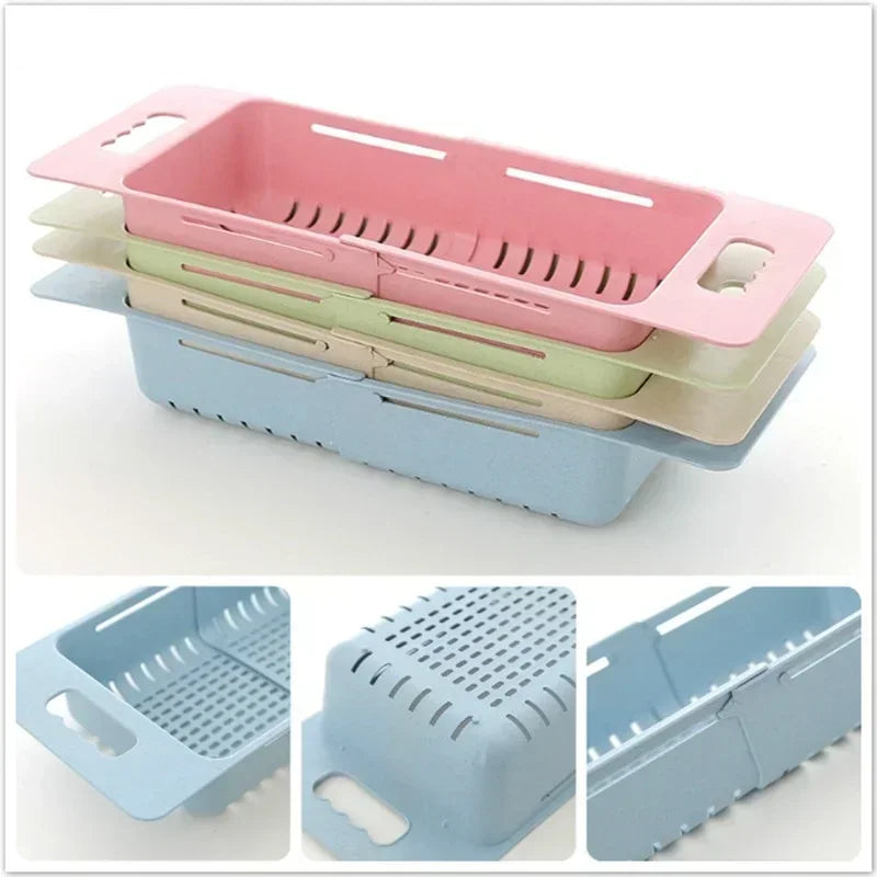 Dish Drainer Extendable Automatic Drainage Space-Saving
