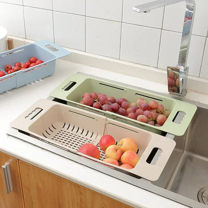 Dish Drainer Extendable Automatic Drainage Space-Saving