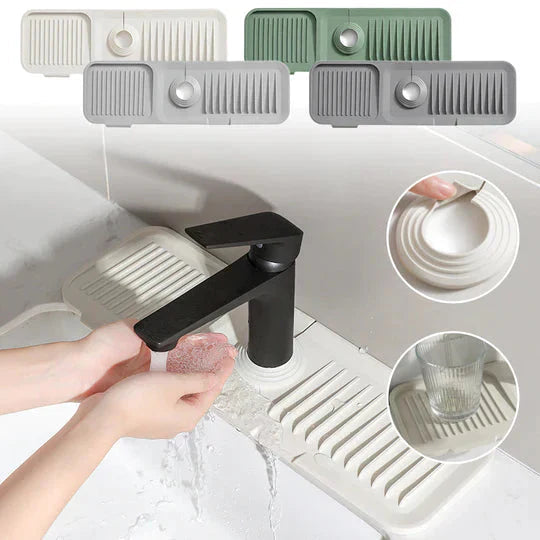 Dish Drying Mat Self-Draining Non-Slip Silicone