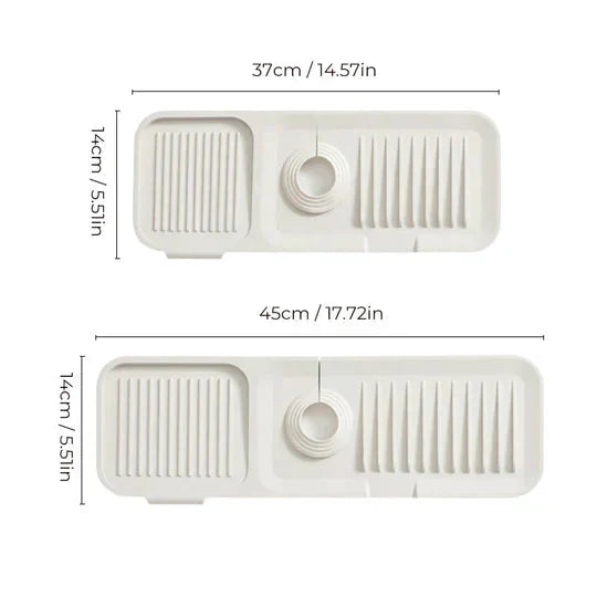 Dish Drying Mat Self-Draining Non-Slip Silicone