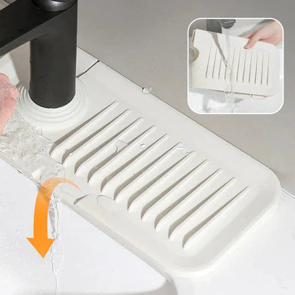 Dish Drying Mat Self-Draining Non-Slip Silicone