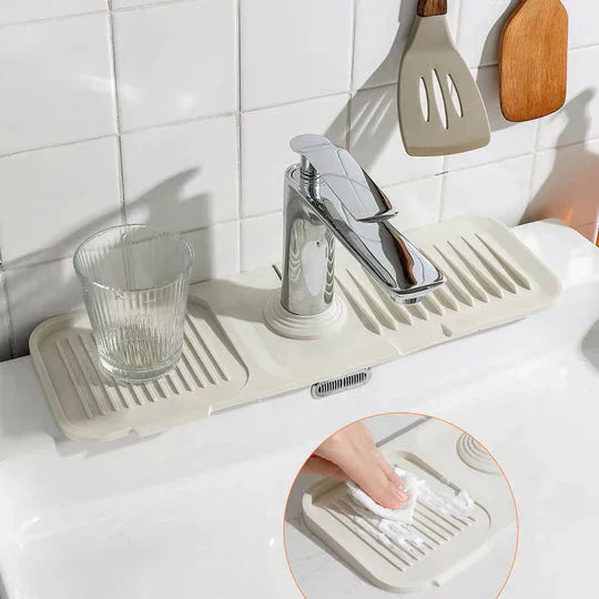 Dish Drying Mat Self-Draining Non-Slip Silicone