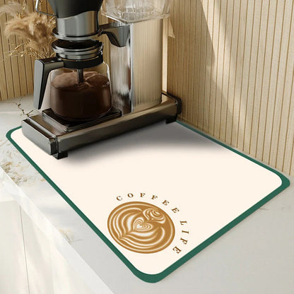 Dish Drying Mat Super-Absorbent Non-Slip & Machine Washable