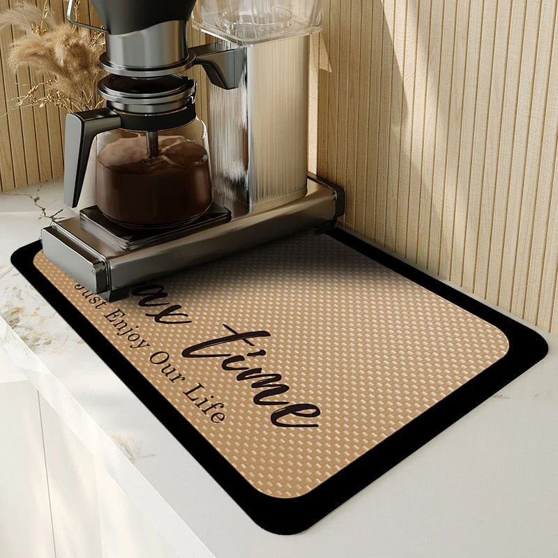 Dish Drying Mat Super-Absorbent Non-Slip & Machine Washable