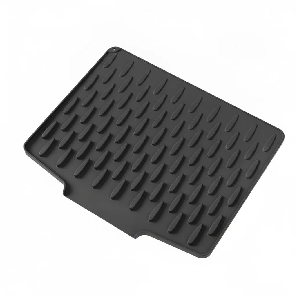 Dish Drying Mat Textured Silicone BPA-Free Heat-Resistant