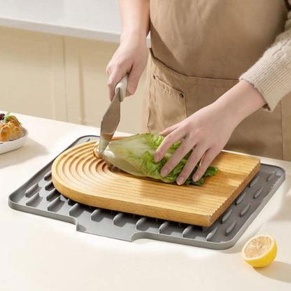 Dish Drying Mat Textured Silicone BPA-Free Heat-Resistant