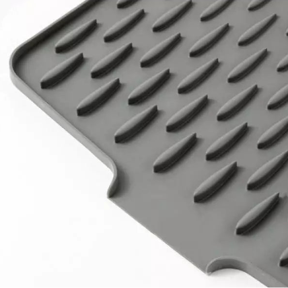 Dish Drying Mat Textured Silicone BPA-Free Heat-Resistant