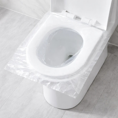 Disposable Toilet Seat Covers Double-Layer Non-Slip Biodegradable 50-Pack