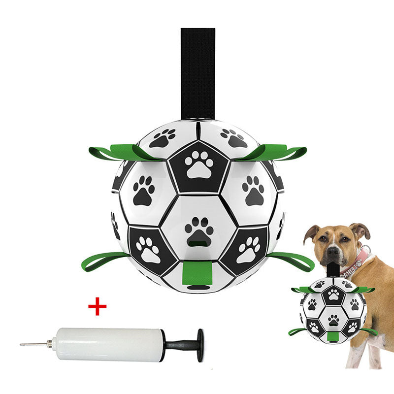 Dog Ball Floating Non-Toxic Soccer Pattern