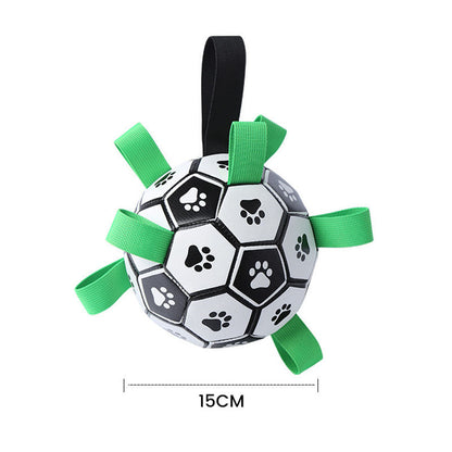 Dog Ball Floating Non-Toxic Soccer Pattern