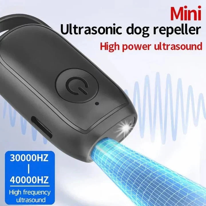Dog Bark Repeller Ultrasonic Portable Single-Button