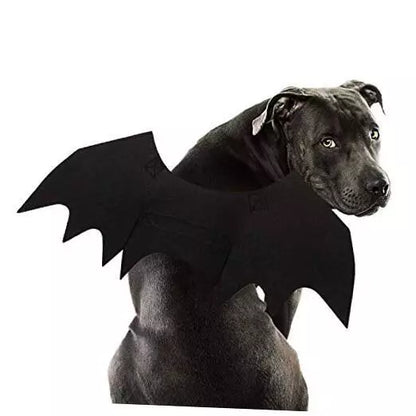 Dog Bat Costume Soft Felt Adjustable Straps Freedom of Movement