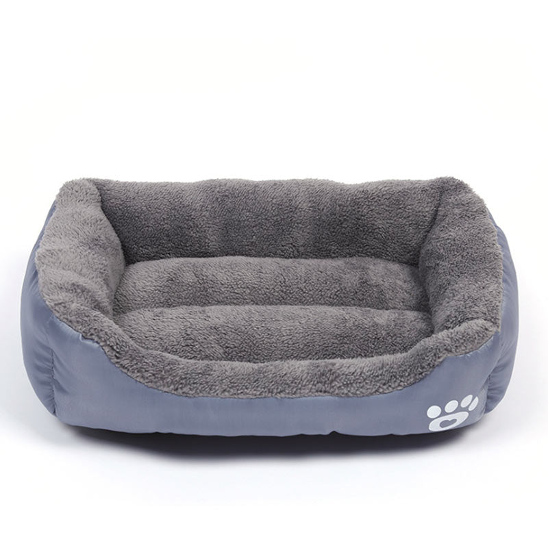 Dog Bed Cotton Fleece Lined Padded Sidewalls Machine Washable