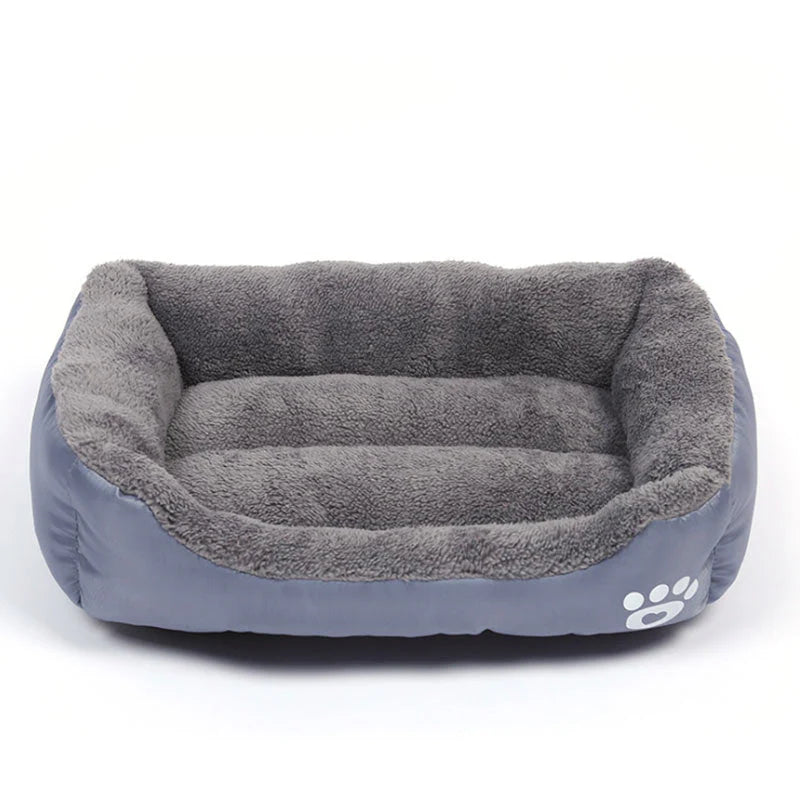 Dog Bed Cotton Fleece Lined Padded Sidewalls Machine Washable