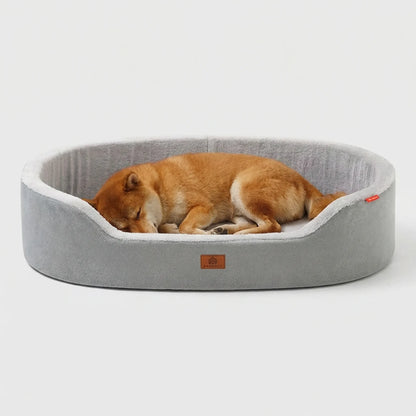 Dog Bed Orthopedic Foam Waterproof Lining Raised Edges
