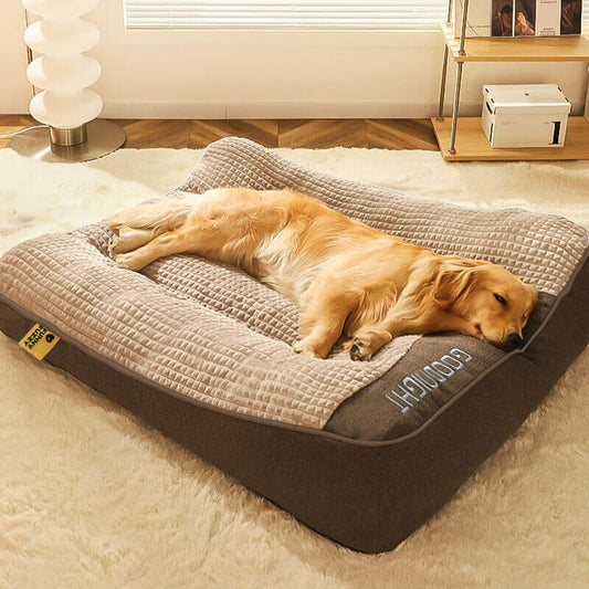 Dog Bed Orthopedic Raised Edges Machine Washable Cover
