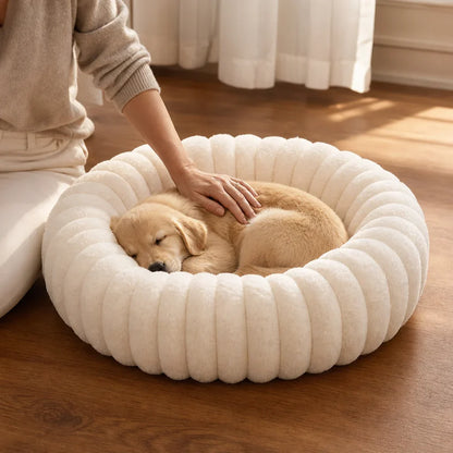 Dog Bed Round Plush & Padded Edge