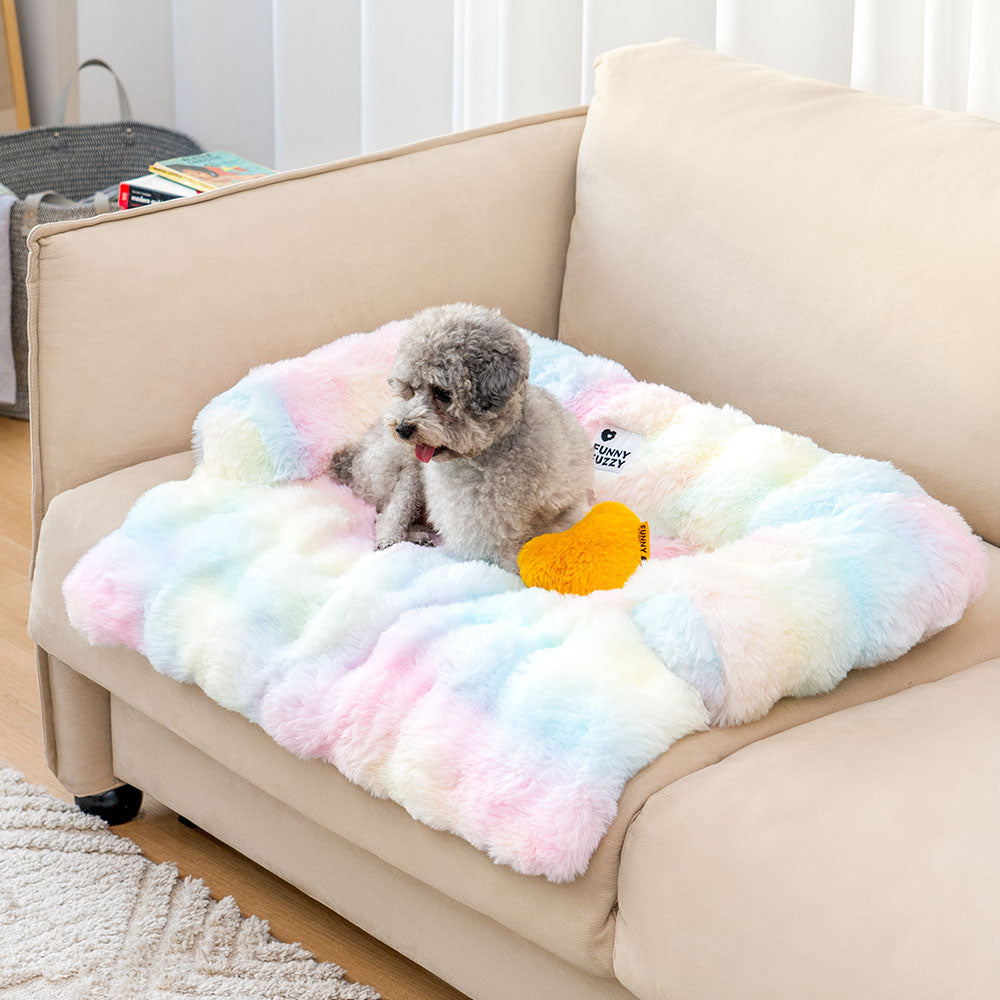 Dog Bed Ultra-Soft Plush Non-Slip Sofa Protector
