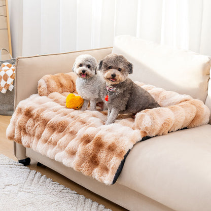 Dog Bed Ultra-Soft Plush Non-Slip Sofa Protector