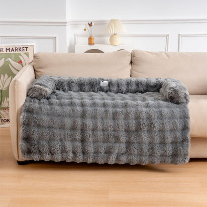 Dog Bed Ultra-Soft Plush Non-Slip Sofa Protector