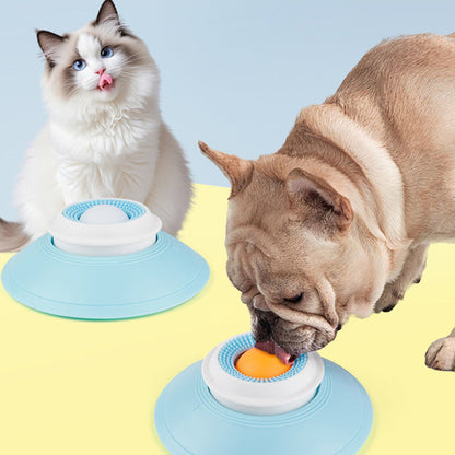 Dog Bowl Slow-Feed Floating Ball Non-Slip Base