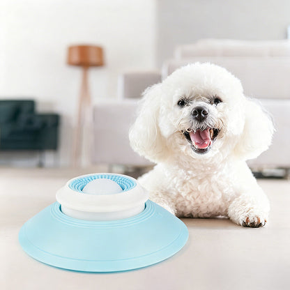 Dog Bowl Slow-Feed Floating Ball Non-Slip Base