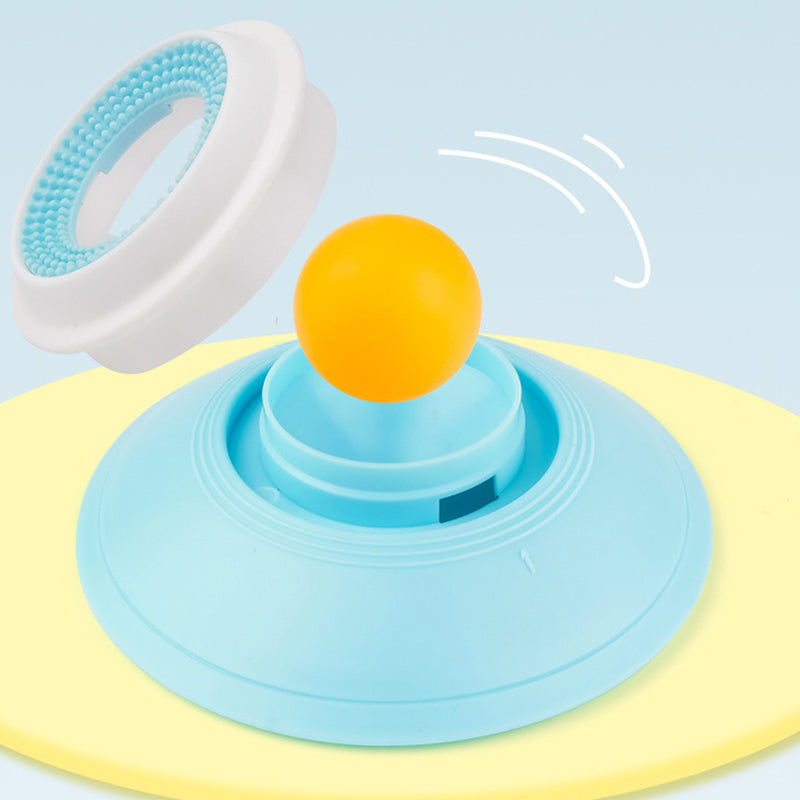Dog Bowl Slow-Feed Floating Ball Non-Slip Base