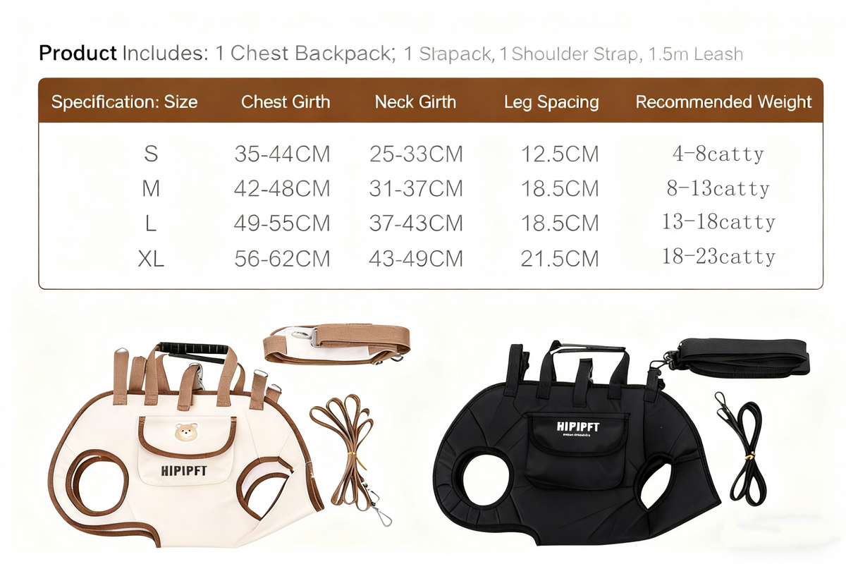 Dog Carrier Bag Spine-Friendly Horizontal Support Breathable AirMesh