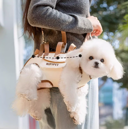 Dog Carrier Bag Spine-Friendly Horizontal Support Breathable AirMesh