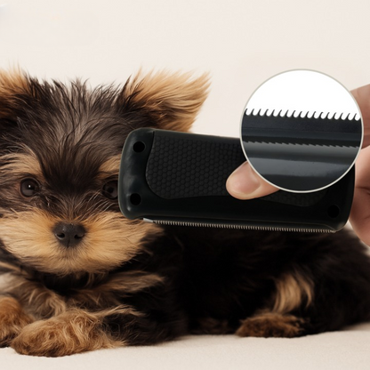 Dog & Cat Brush Sawtooth Metal & Soft Bristles