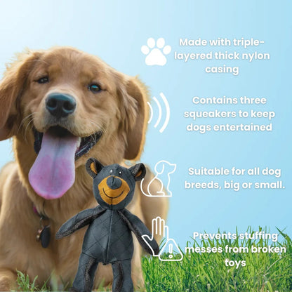 Dog Chew Toy Reinforced Chew-Resistant Teeth-Cleaning Non-Toxic