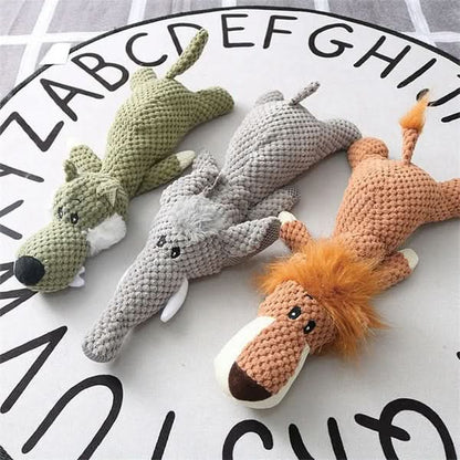 Dog Chew Toy Ultra-Durable Textured Denim