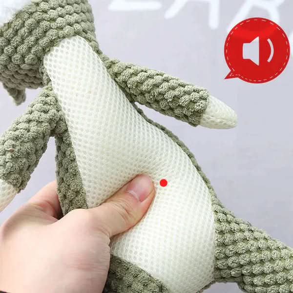 Dog Chew Toy Ultra-Durable Textured Denim