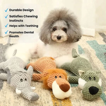 Dog Chew Toy Ultra-Durable Textured Denim