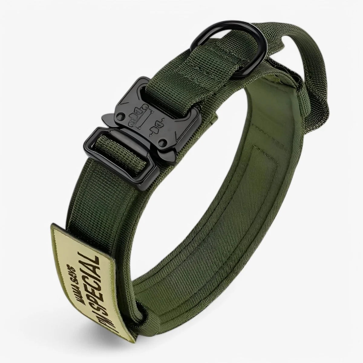 Dog Collar Nylon Padded Adjustable with Control Handle