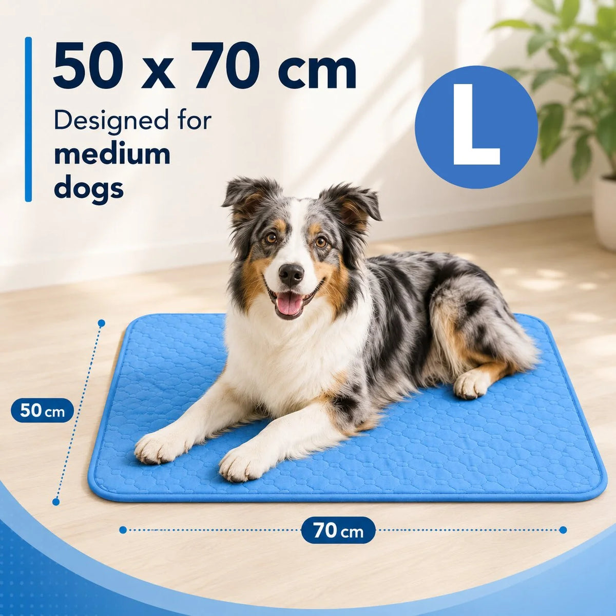Dog Cooling Mat Breathable & Lightweight Machine Washable