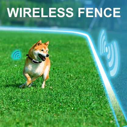 Dog Fence Wireless Adjustable Radius Gradual Training