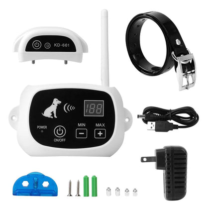 Dog Fence Wireless Adjustable Radius Gradual Training