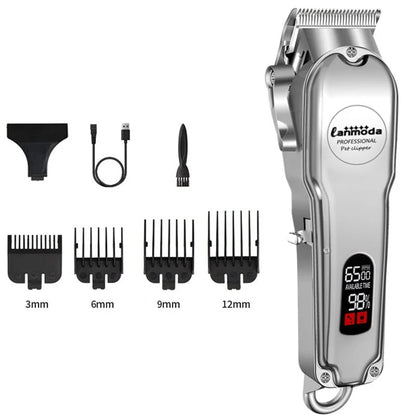 Dog Grooming Clippers Quiet Cordless Carbon Steel Blades 180-Minute Battery Life
